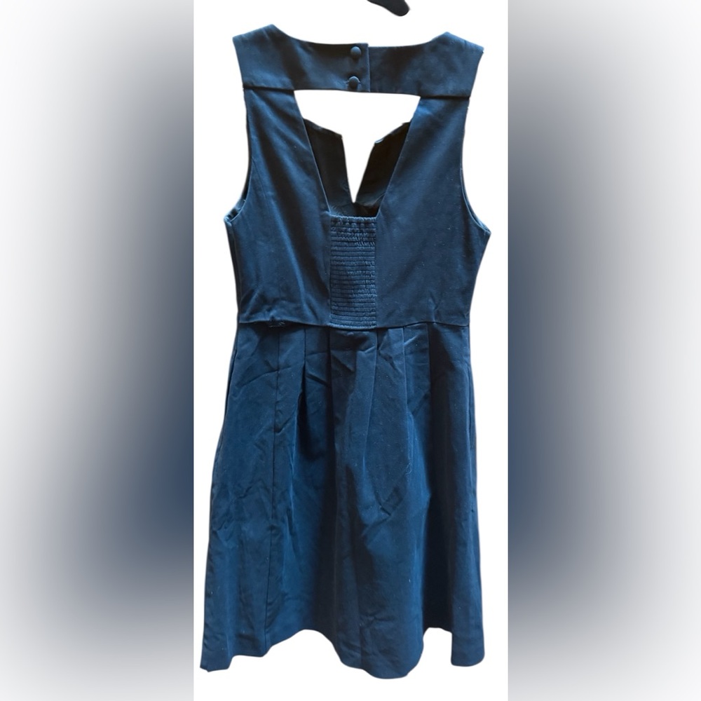 Anthropology Moulinette Soeurs Embroidered Black Dress. Fully lined. Size 0 - Picture 10 of 14